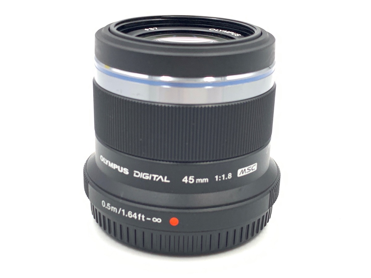 新品 オリンパス 45mm F1.8 ブラック 1年保証 キタムラ購入 送料無料 中古：AB(良品)】オリンパス M.ZUIKO DIGITAL 45mm F1.8
