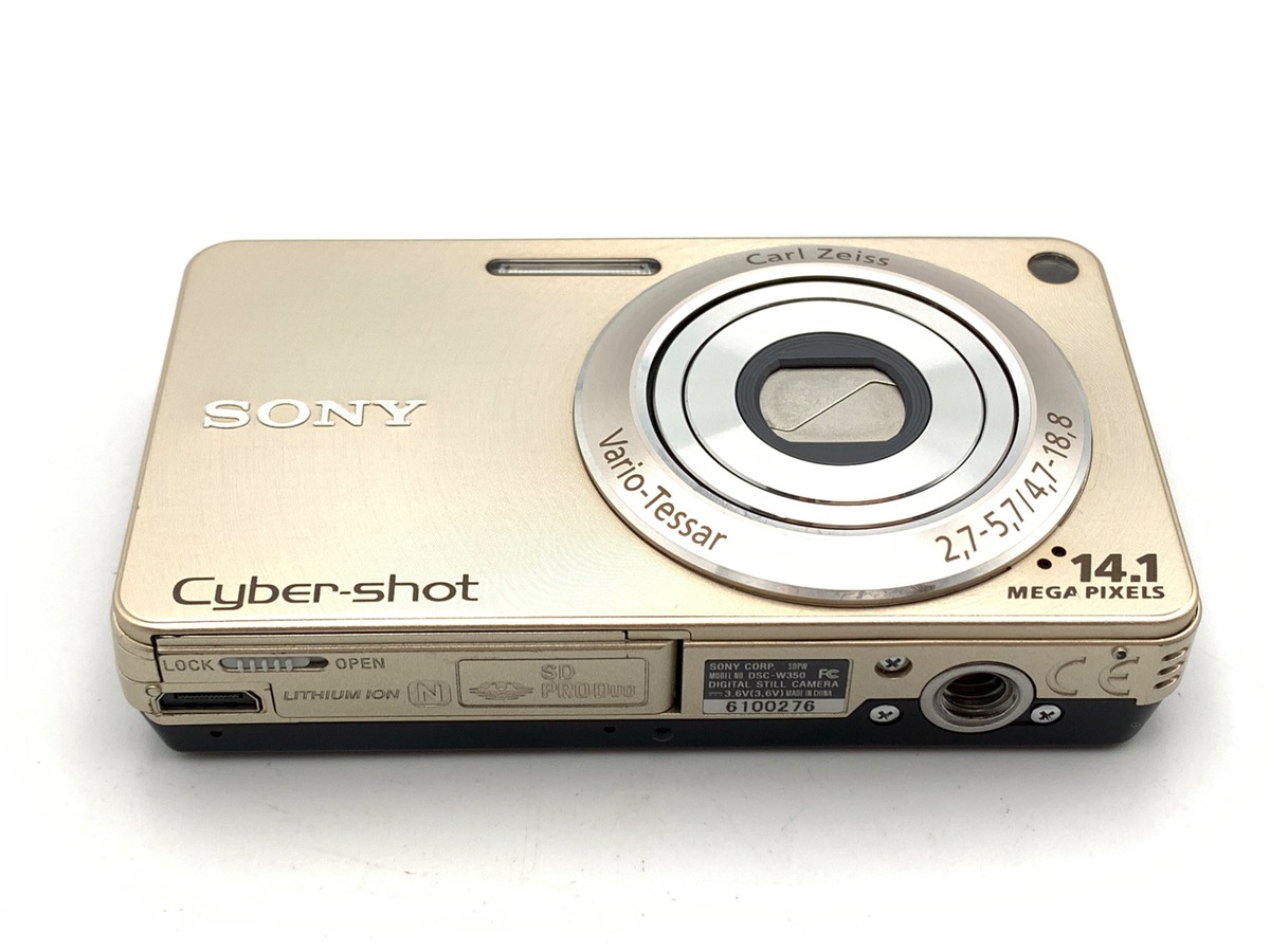 中古：B(並品)】ソニー Cyber-shot DSC-W350 N ゴールド | 2484510021621