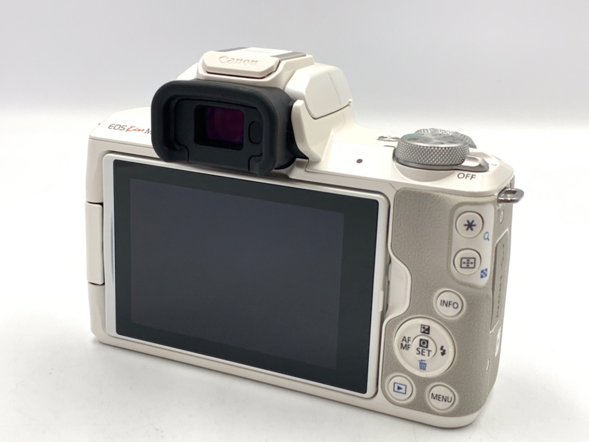 【中古】キヤノン EOS Kiss M ボディ ホワイト