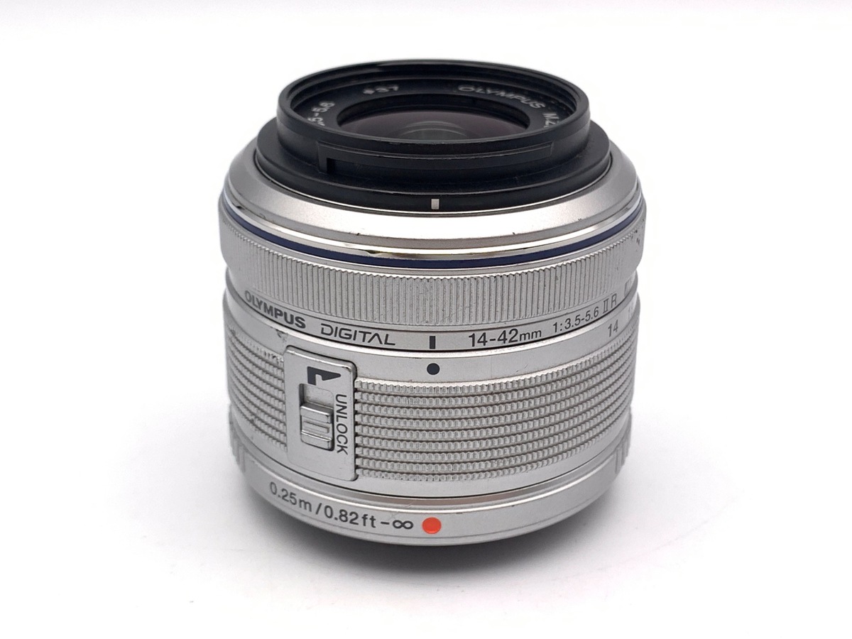 中古】オリンパス M.ZUIKO DIGITAL 14-42mm F3.5-5.6 II R シルバー