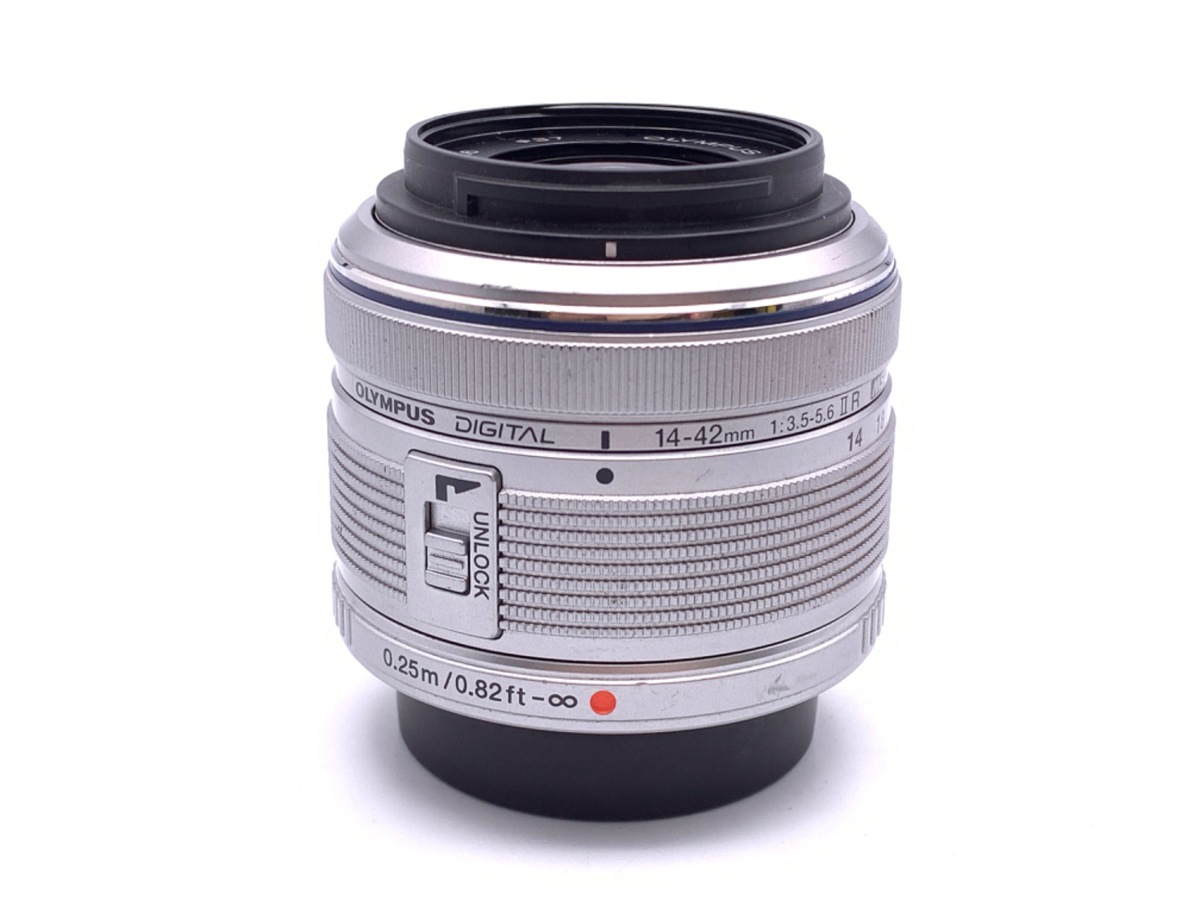 中古】オリンパス M.ZUIKO DIGITAL 14-42mm F3.5-5.6 II R シルバー