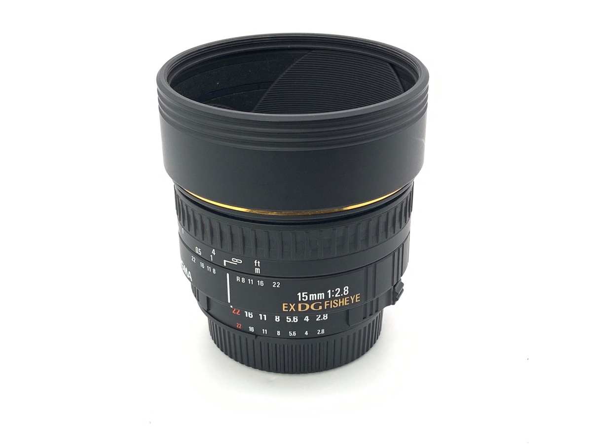 中古】シグマ 15mm F2.8 EX DG DIAGONAL FISHEYE ニコン用 在庫一覧