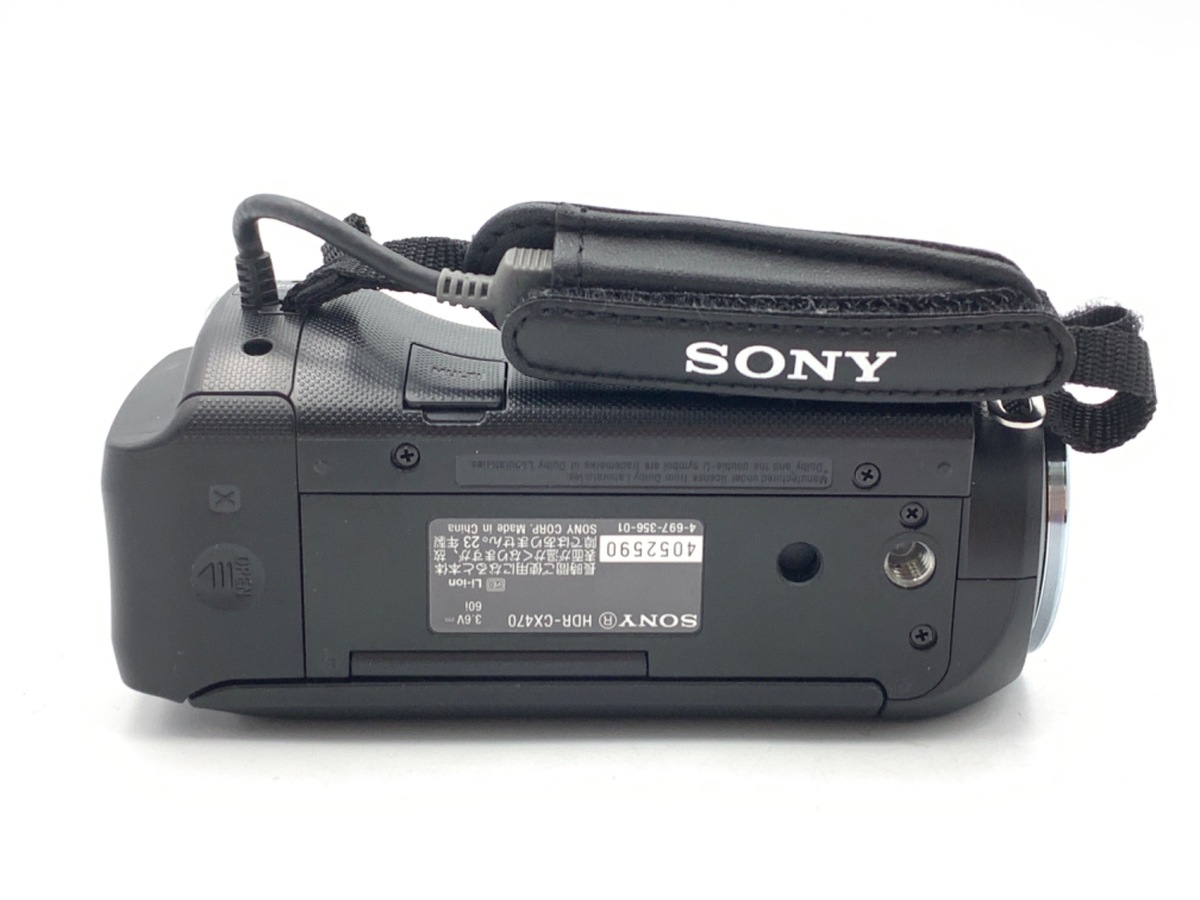 中古】ソニー デジタルHDビデオカメラレコーダー HDR-CX470 B ブラック