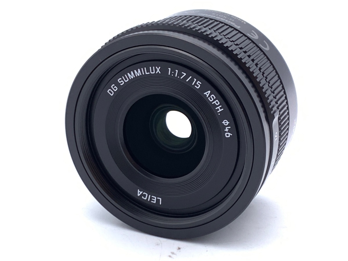 中古】パナソニック LEICA DG SUMMILUX 15mm/F1.7 ASPH. [H-X015